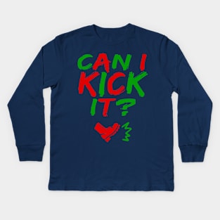 Can I Kick It - 03a - Novelty Hip Hop Vibes T Kids Long Sleeve T-Shirt